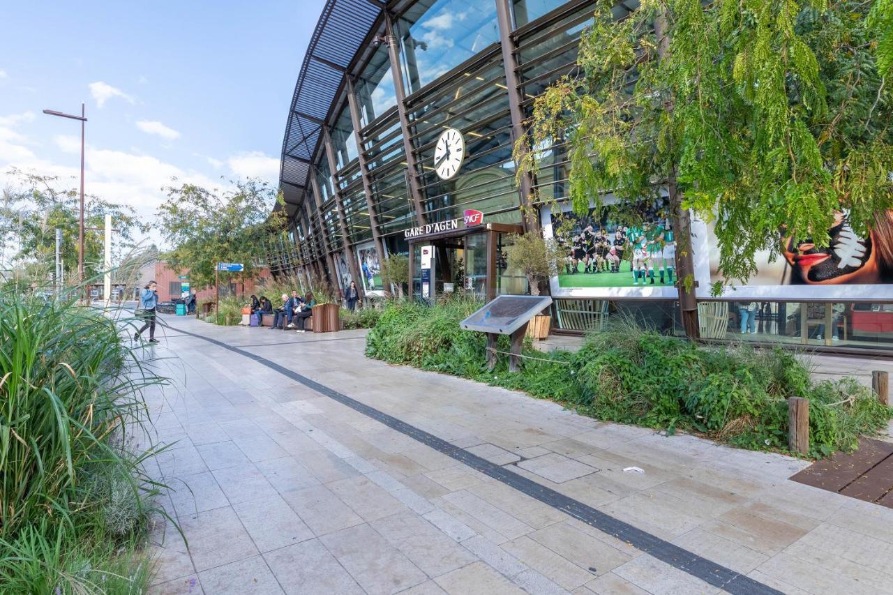 Appar Quartier Calm Coeur De Ville Agen Bagian luar foto